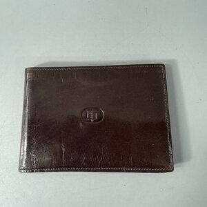 NWOT Emillio Pucci Brown Soft Leather Bifold Wallet